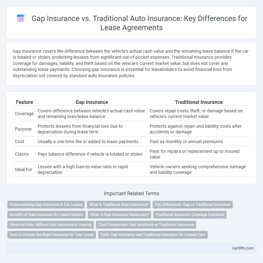 Gap Insurance vs. Traditional Auto Insurance: Key Differences for Lease Agreements