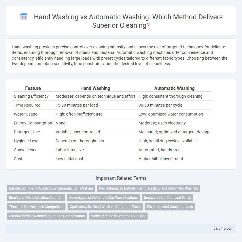 Hand Washing vs Automatic Washing: Which Method Delivers Superior Cleaning?