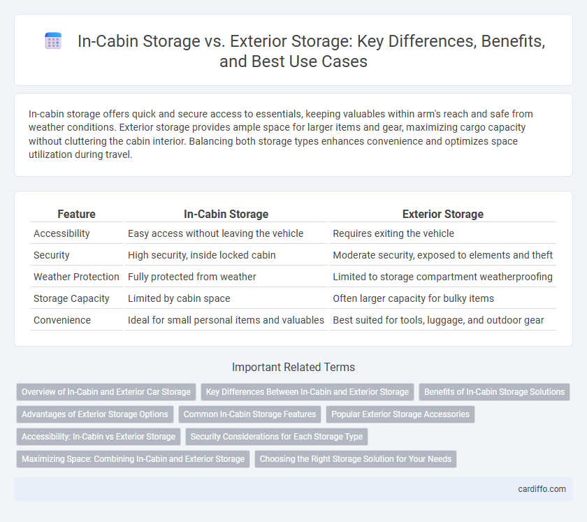 In-Cabin Storage vs. Exterior Storage: Key Differences, Benefits, and Best Use Cases