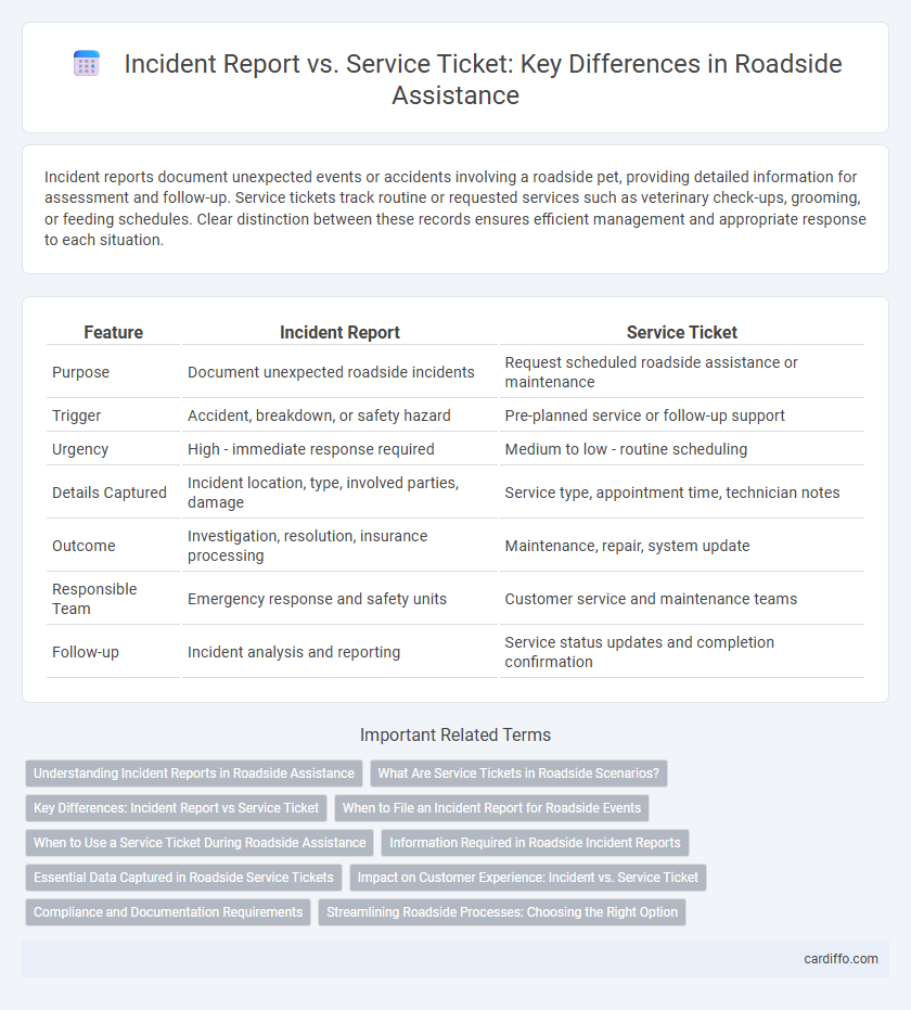 Incident Report vs. Service Ticket: Key Differences in Roadside Assistance