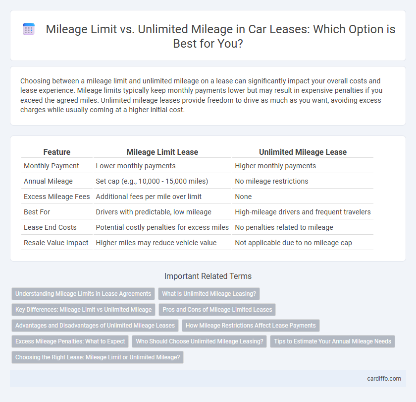 Mileage Limit vs. Unlimited Mileage in Car Leases: Which Option is Best for You?