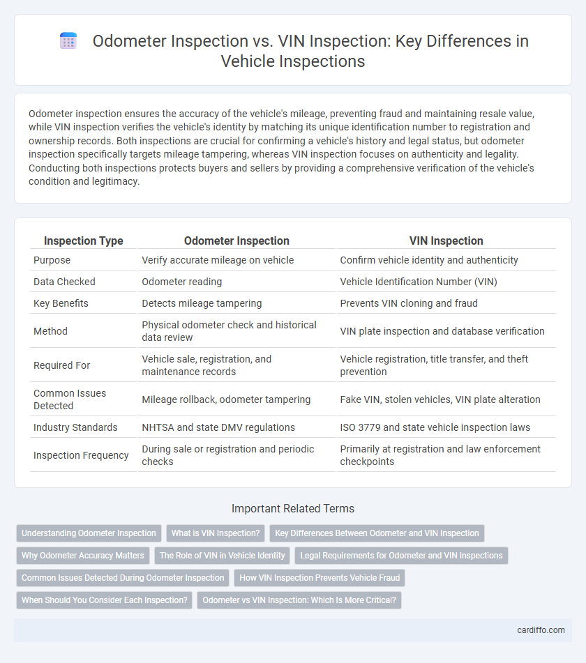 Odometer Inspection vs. VIN Inspection: Key Differences in Vehicle Inspections