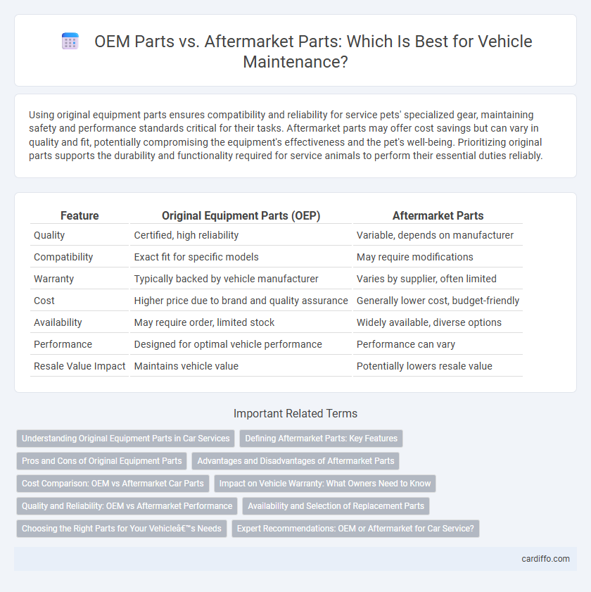OEM Parts vs. Aftermarket Parts: Which Is Best for Vehicle Maintenance?