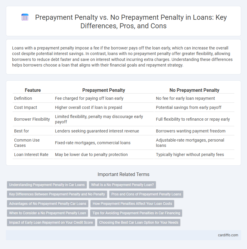 Prepayment Penalty vs. No Prepayment Penalty in Loans: Key Differences, Pros, and Cons