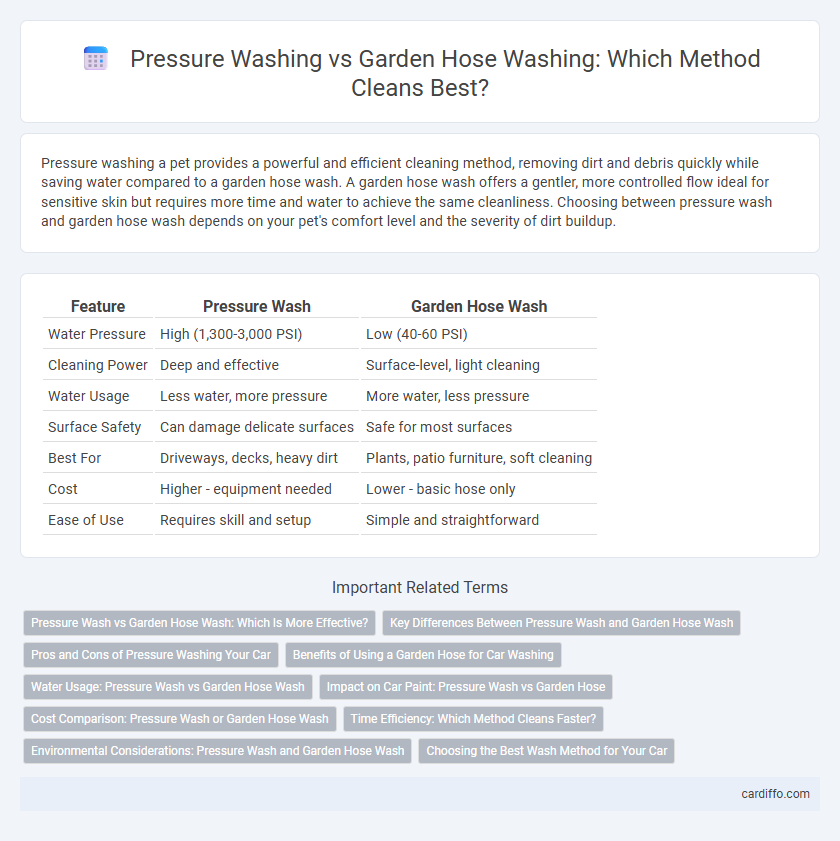 Pressure Washing vs Garden Hose Washing: Which Method Cleans Best?