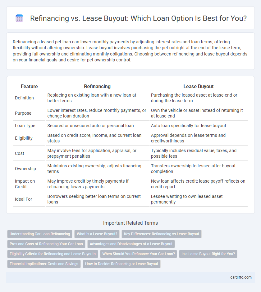 Refinancing vs. Lease Buyout: Which Loan Option Is Best for You?