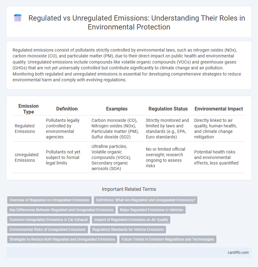 Regulated vs Unregulated Emissions: Understanding Their Roles in Environmental Protection