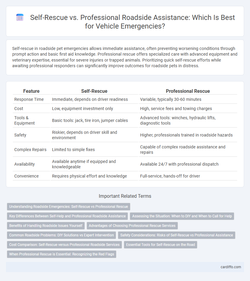 Self-Rescue vs. Professional Roadside Assistance: Which Is Best for Vehicle Emergencies?