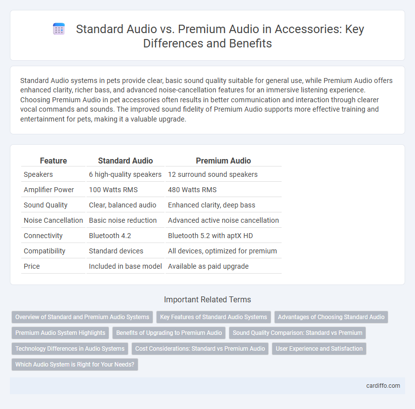 Standard Audio vs. Premium Audio in Accessories: Key Differences and Benefits