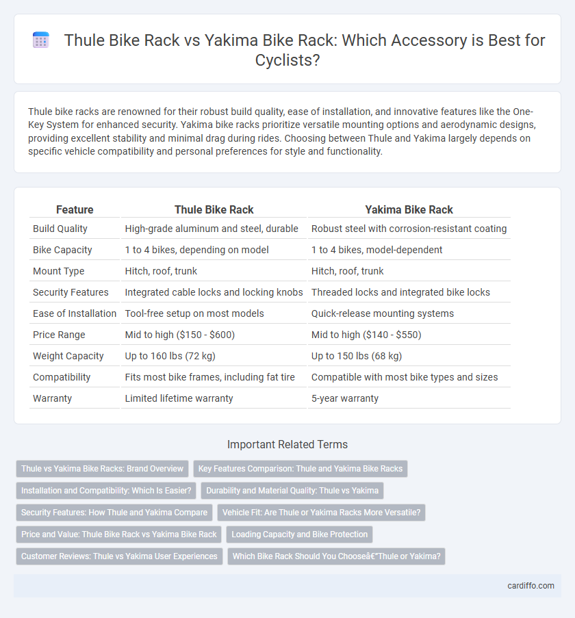 Thule Bike Rack vs Yakima Bike Rack: Which Accessory is Best for Cyclists?