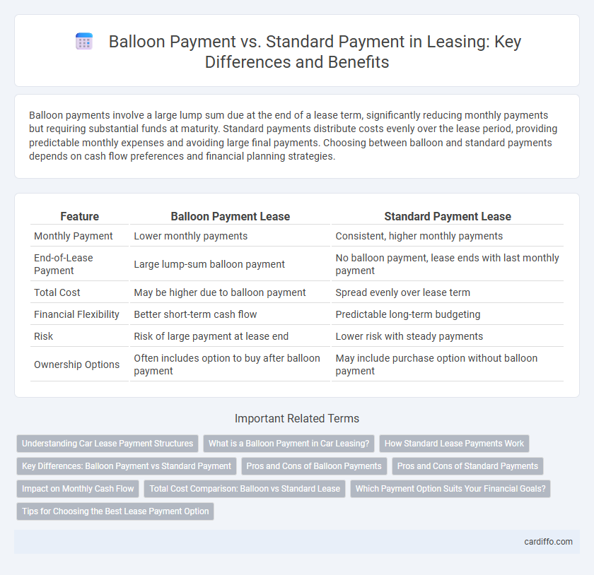Balloon Payment vs. Standard Payment in Leasing: Key Differences and Benefits