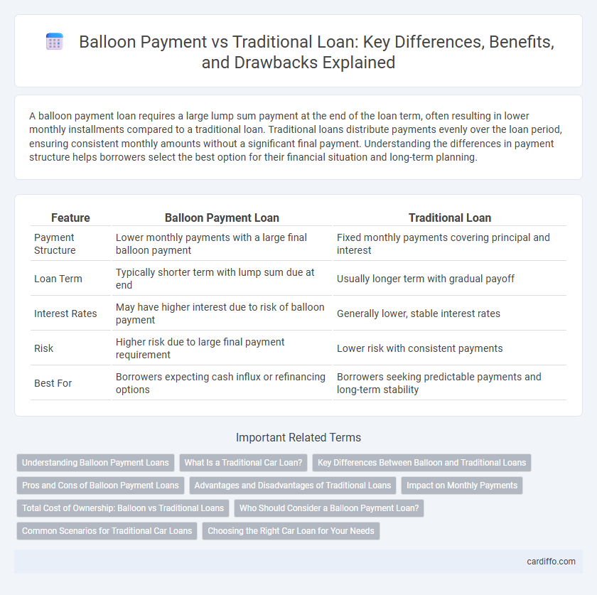 Balloon Payment vs Traditional Loan: Key Differences, Benefits, and Drawbacks Explained