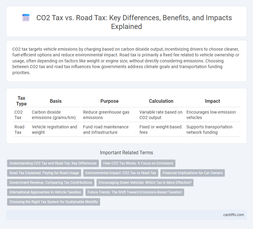 CO2 Tax vs. Road Tax: Key Differences, Benefits, and Impacts Explained