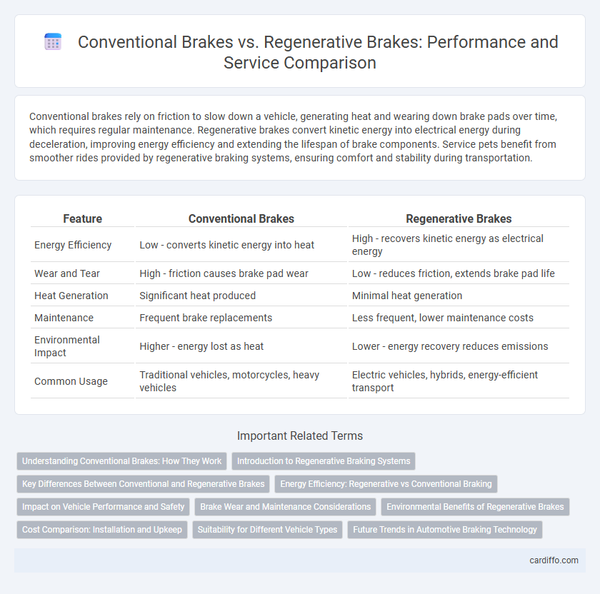 Conventional Brakes vs. Regenerative Brakes: Performance and Service Comparison