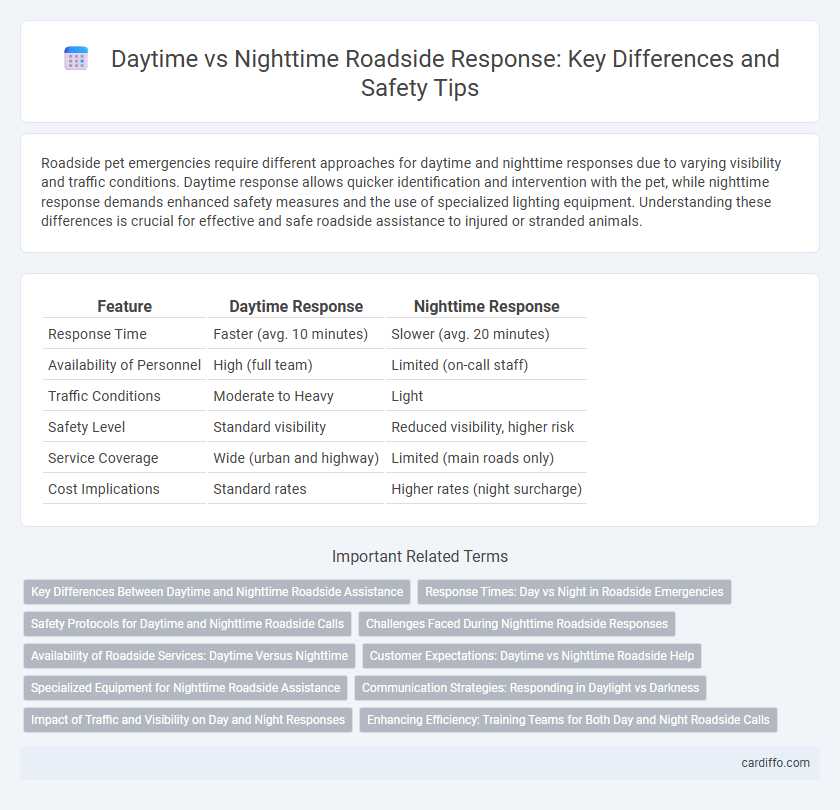 Daytime vs Nighttime Roadside Response: Key Differences and Safety Tips