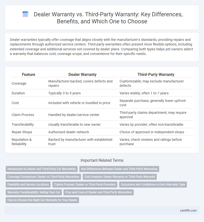 Dealer Warranty vs. Third-Party Warranty: Key Differences, Benefits, and Which One to Choose