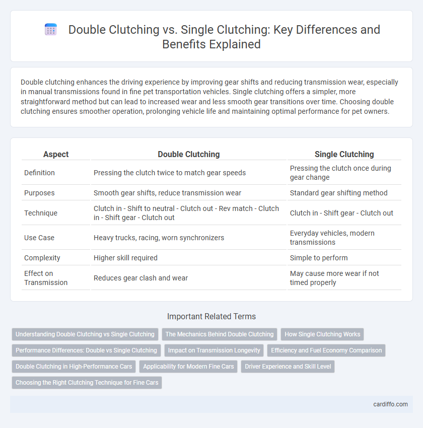 Double Clutching vs. Single Clutching: Key Differences and Benefits Explained