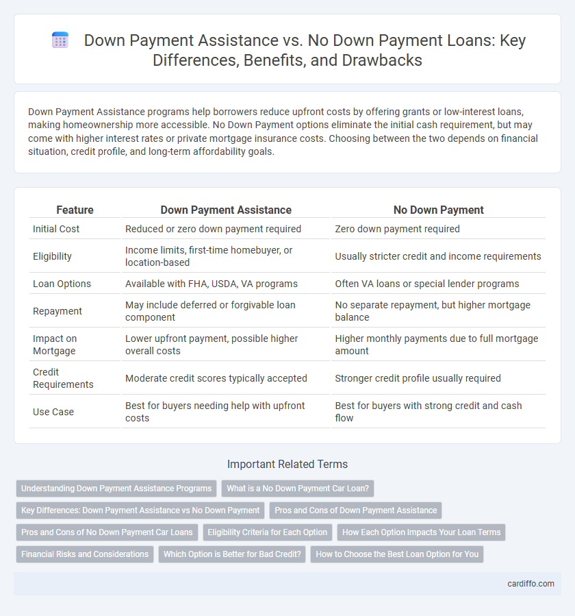 Down Payment Assistance vs. No Down Payment Loans: Key Differences, Benefits, and Drawbacks
