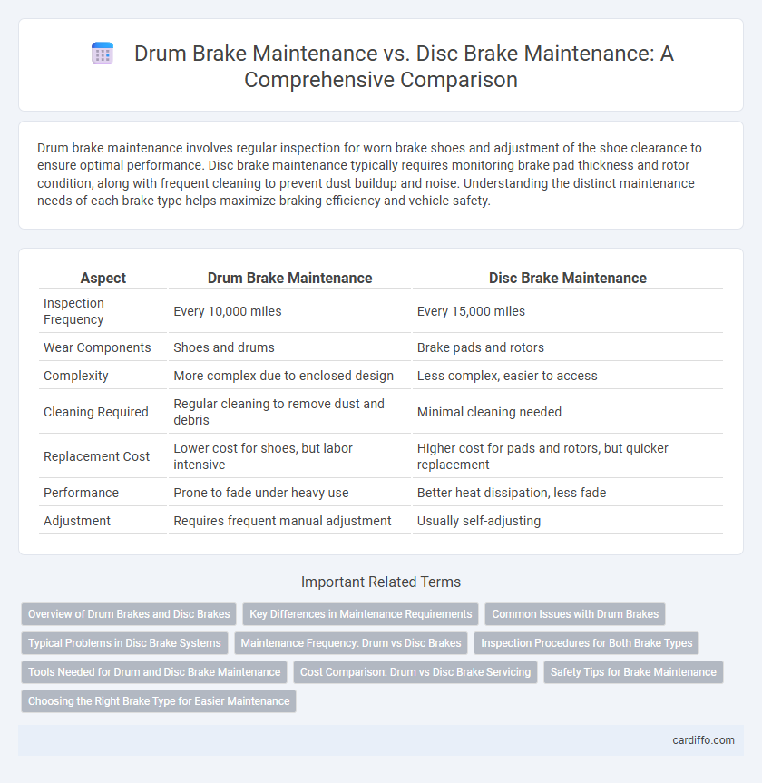Drum Brake Maintenance vs. Disc Brake Maintenance: A Comprehensive Comparison