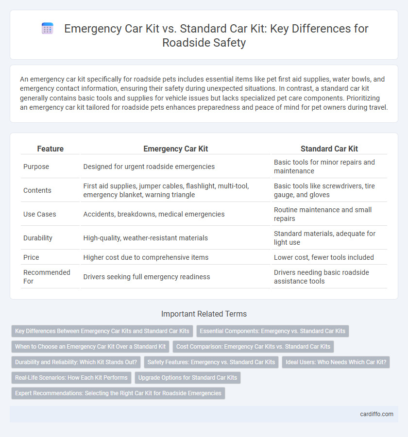Emergency Car Kit vs. Standard Car Kit: Key Differences for Roadside Safety