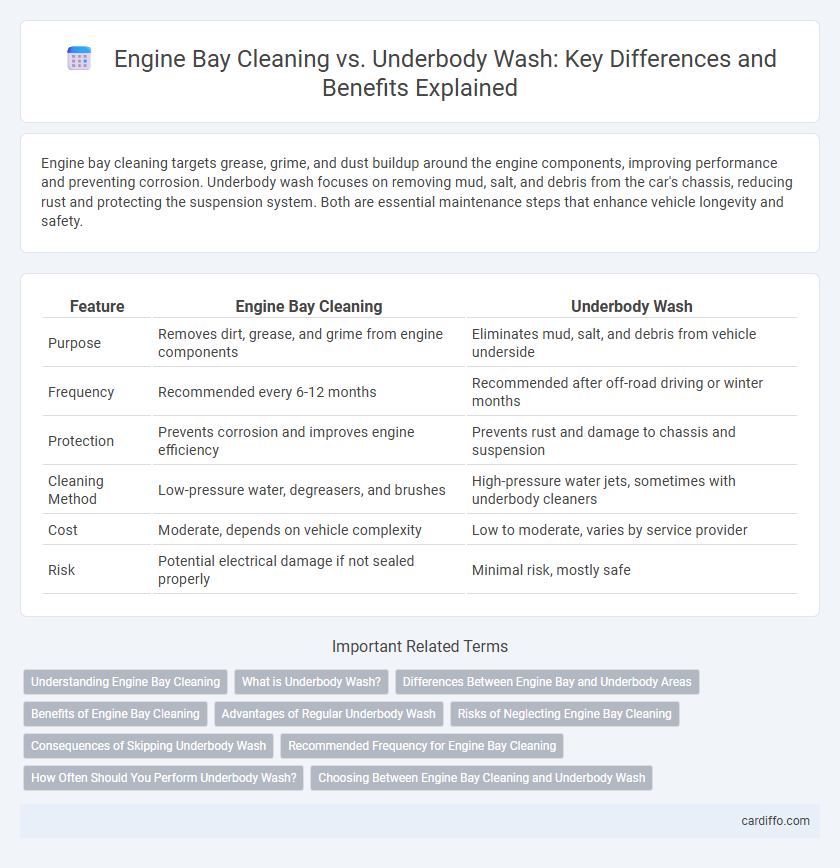 Engine Bay Cleaning vs. Underbody Wash: Key Differences and Benefits Explained