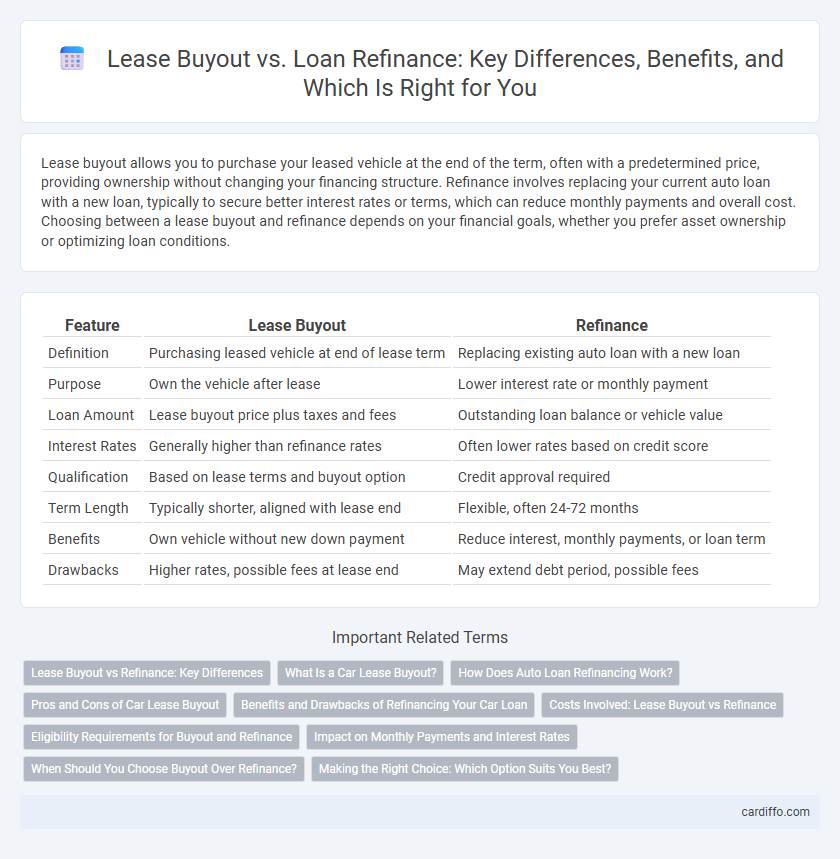 Lease Buyout vs. Loan Refinance: Key Differences, Benefits, and Which Is Right for You