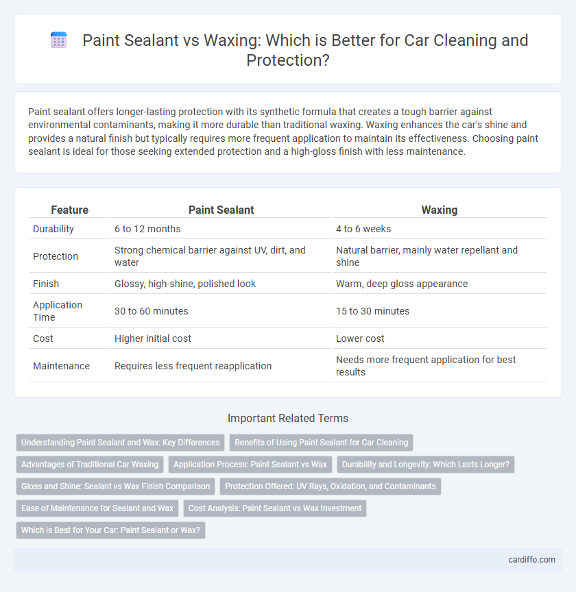 Paint Sealant vs Waxing: Which is Better for Car Cleaning and Protection?