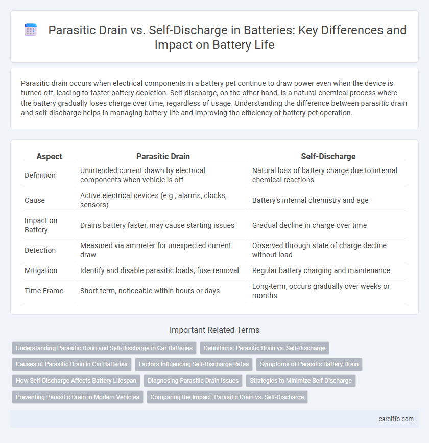 Parasitic Drain vs. Self-Discharge in Batteries: Key Differences and Impact on Battery Life