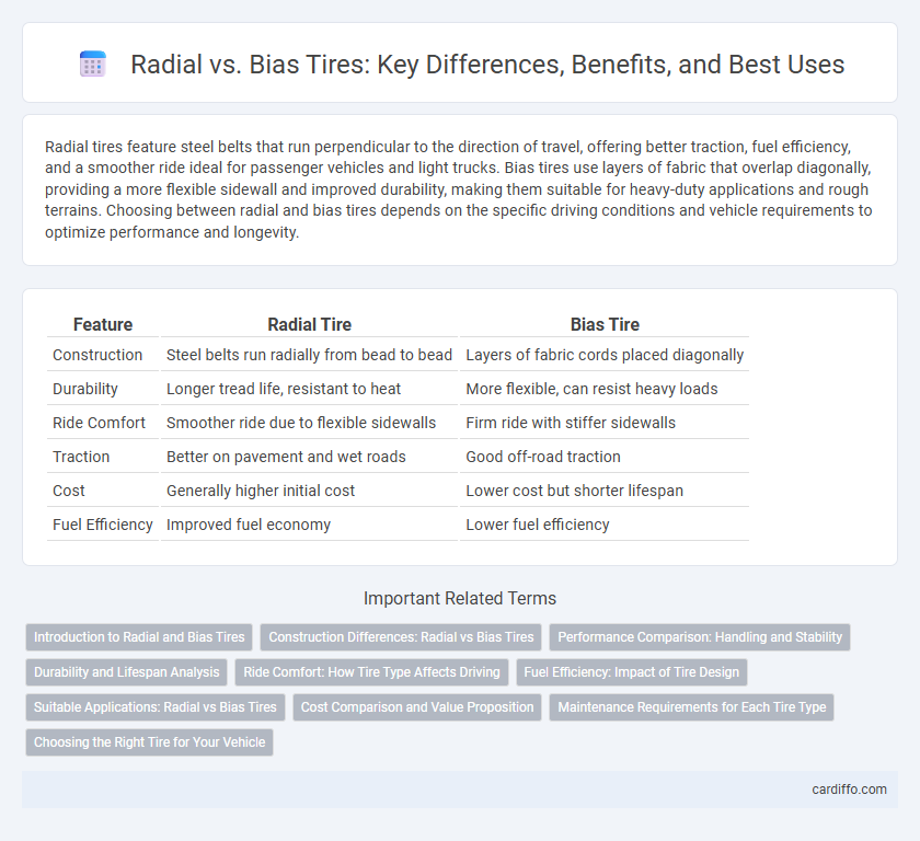 Radial vs. Bias Tires: Key Differences, Benefits, and Best Uses