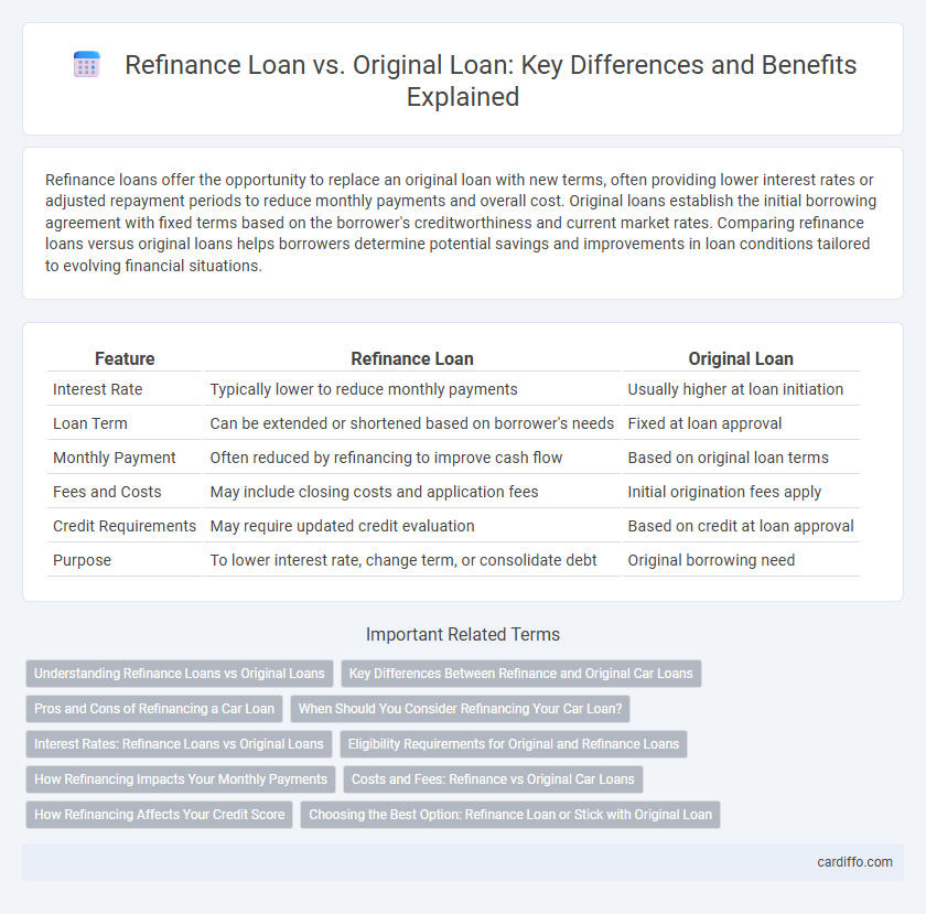 Refinance Loan vs. Original Loan: Key Differences and Benefits Explained