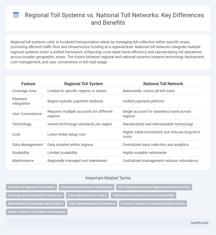 Regional Toll Systems vs. National Toll Networks: Key Differences and Benefits