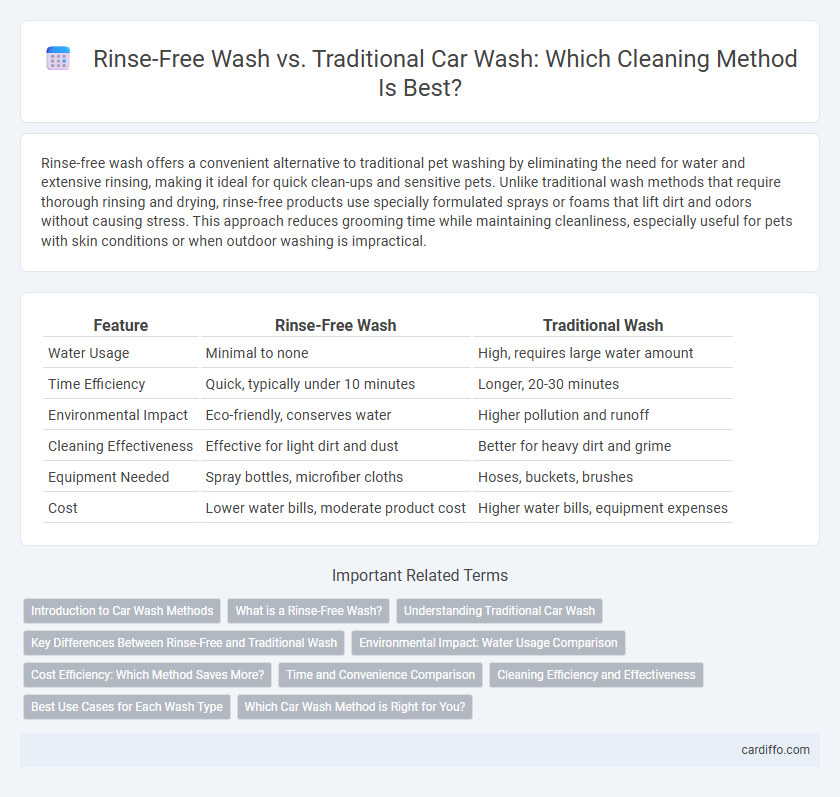 Rinse-Free Wash vs. Traditional Car Wash: Which Cleaning Method Is Best?