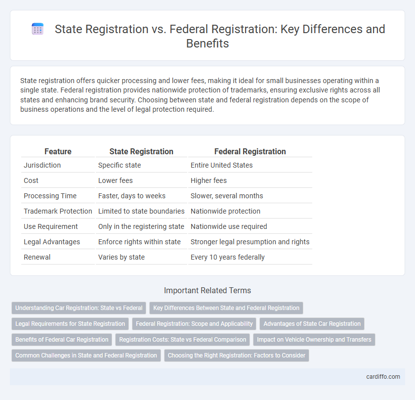 State Registration vs. Federal Registration: Key Differences and Benefits