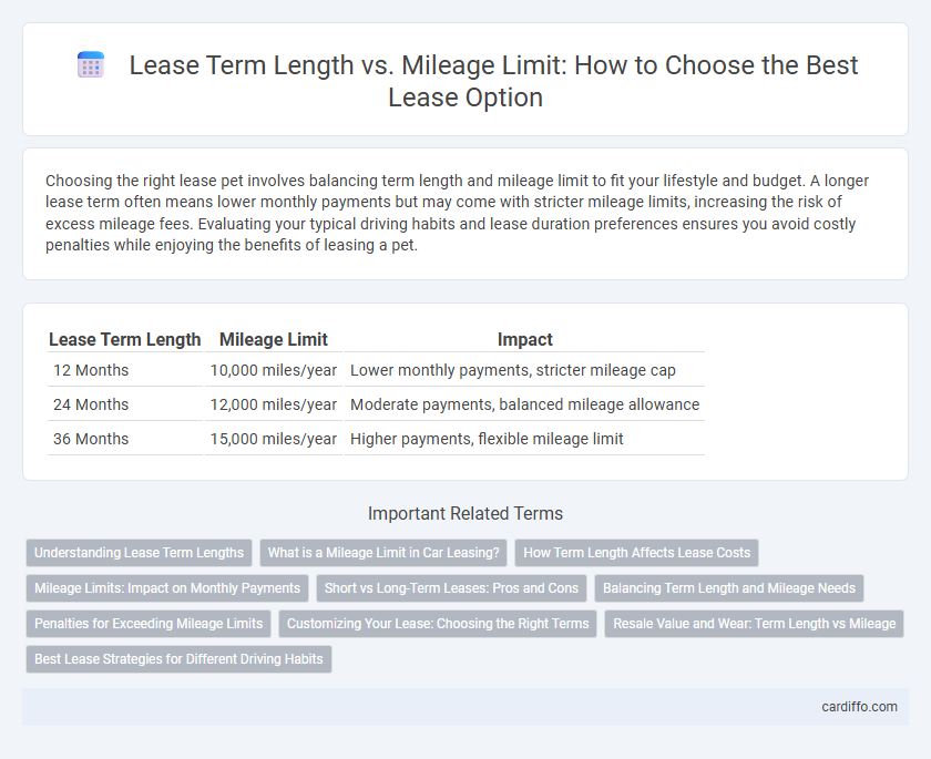 Lease Term Length vs. Mileage Limit: How to Choose the Best Lease Option