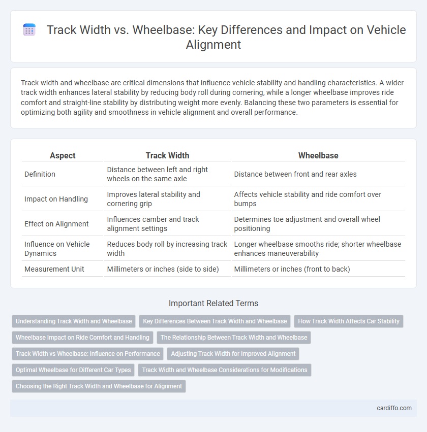 Track Width vs. Wheelbase: Key Differences and Impact on Vehicle Alignment
