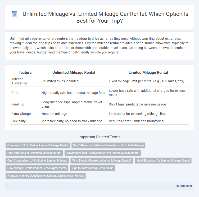 Unlimited Mileage vs. Limited Mileage Car Rental: Which Option Is Best for Your Trip?