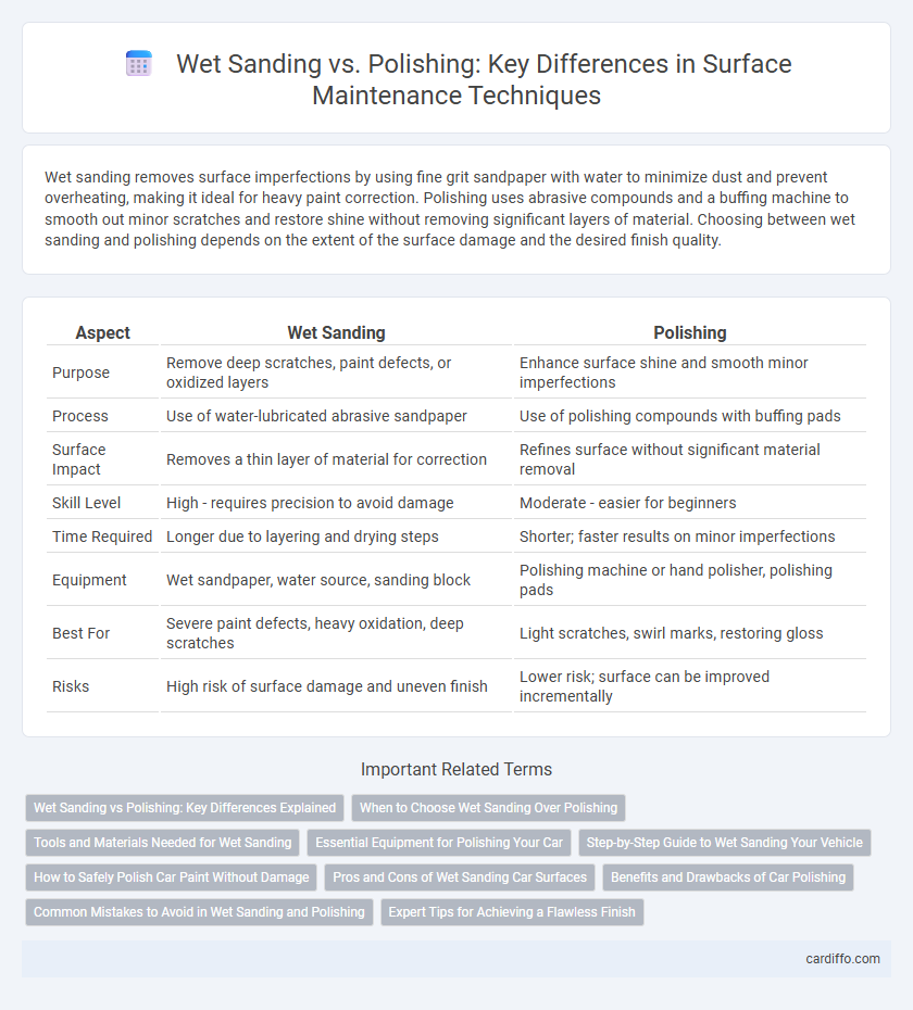 Wet Sanding vs. Polishing: Key Differences in Surface Maintenance Techniques