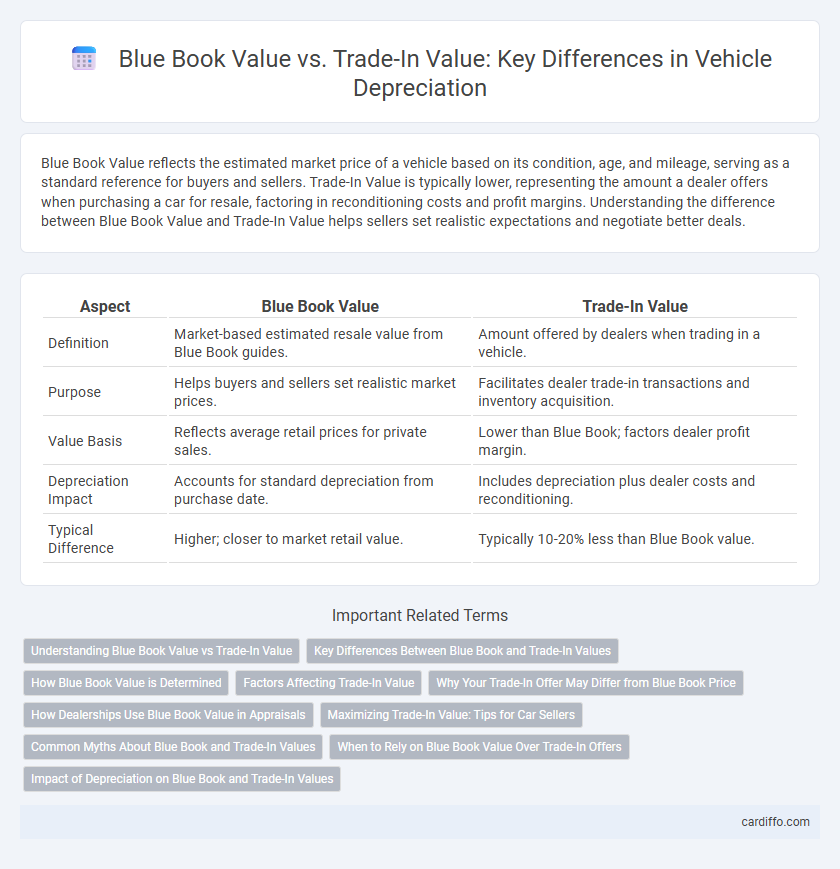 Blue Book Value vs. Trade-In Value: Key Differences in Vehicle Depreciation