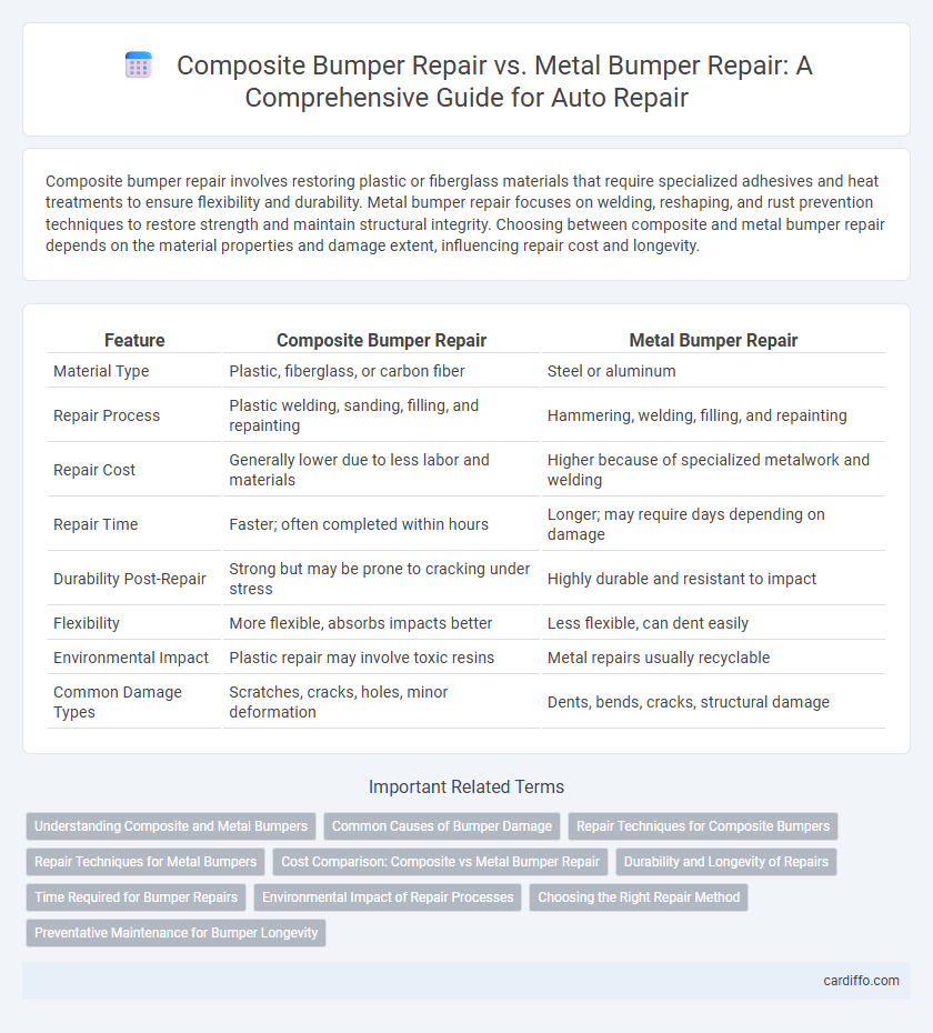 Composite Bumper Repair vs. Metal Bumper Repair: A Comprehensive Guide for Auto Repair