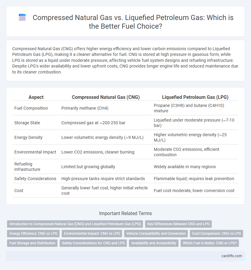 Compressed Natural Gas vs. Liquefied Petroleum Gas: Which is the Better Fuel Choice?