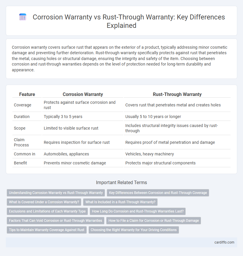 Corrosion Warranty vs Rust-Through Warranty: Key Differences Explained