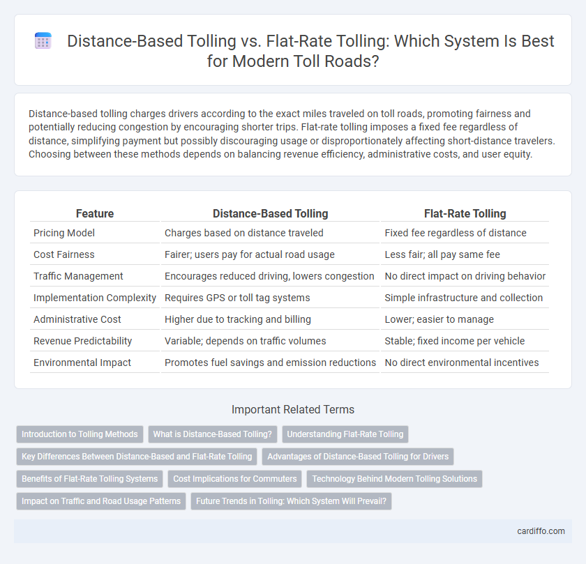 Distance-Based Tolling vs. Flat-Rate Tolling: Which System Is Best for Modern Toll Roads?