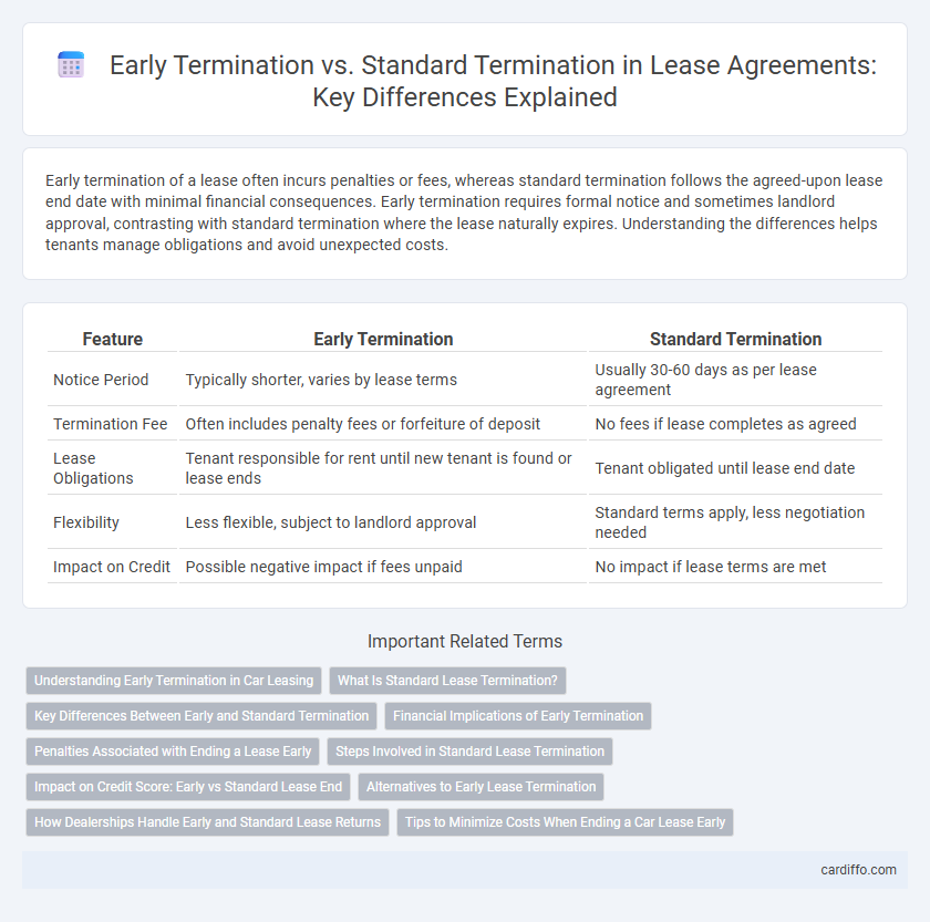 Early Termination vs. Standard Termination in Lease Agreements: Key Differences Explained