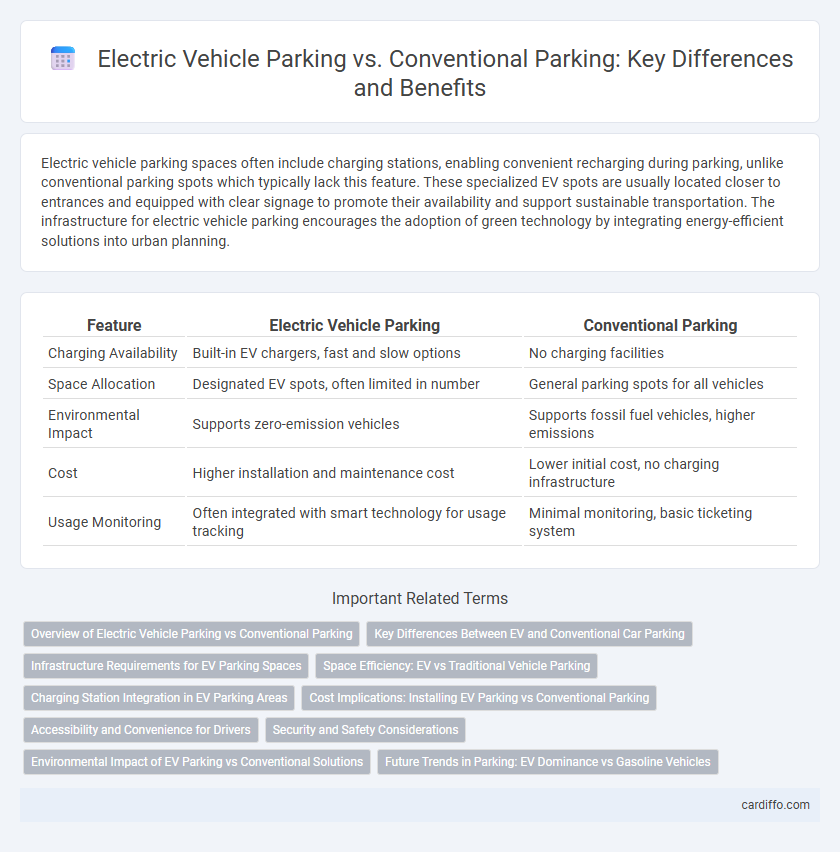 Electric Vehicle Parking vs. Conventional Parking: Key Differences and Benefits