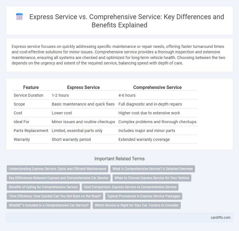 Express Service vs. Comprehensive Service: Key Differences and Benefits Explained