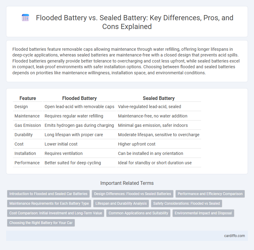 Flooded Battery vs. Sealed Battery: Key Differences, Pros, and Cons Explained