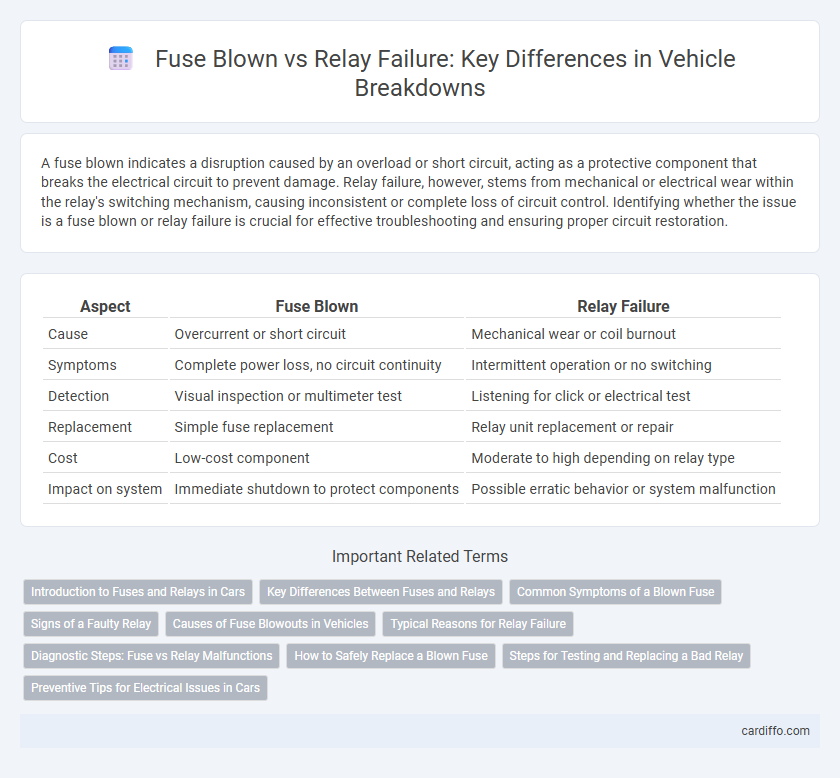 Fuse Blown vs Relay Failure: Key Differences in Vehicle Breakdowns