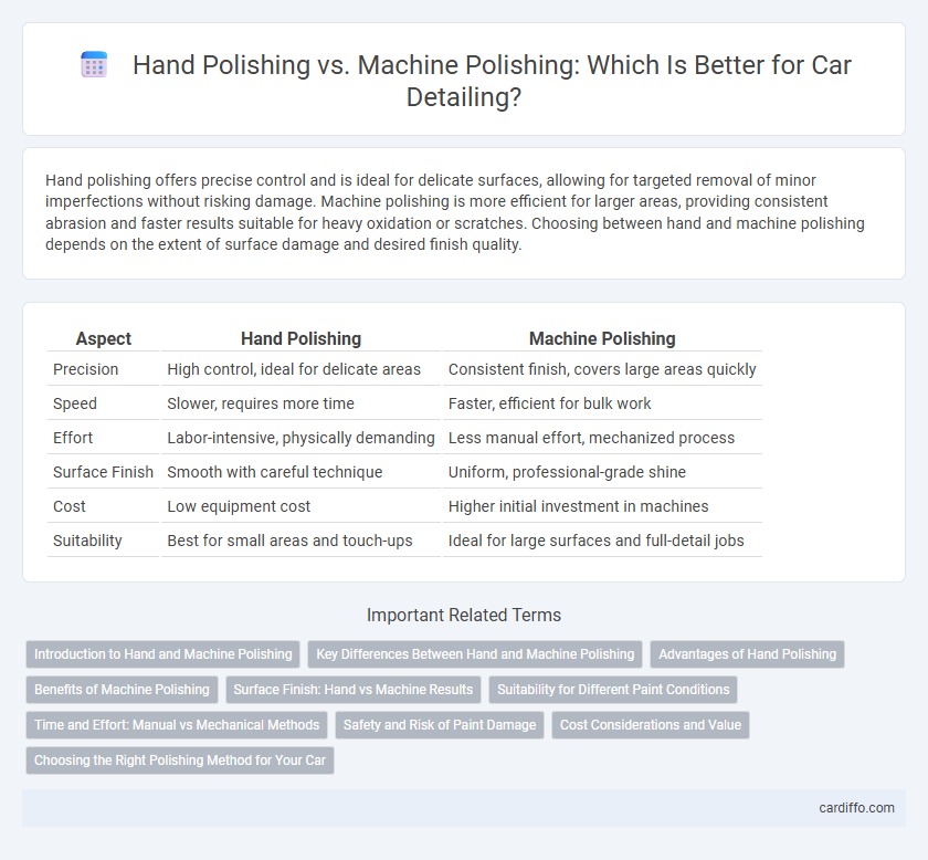 Hand Polishing vs. Machine Polishing: Which Is Better for Car Detailing?