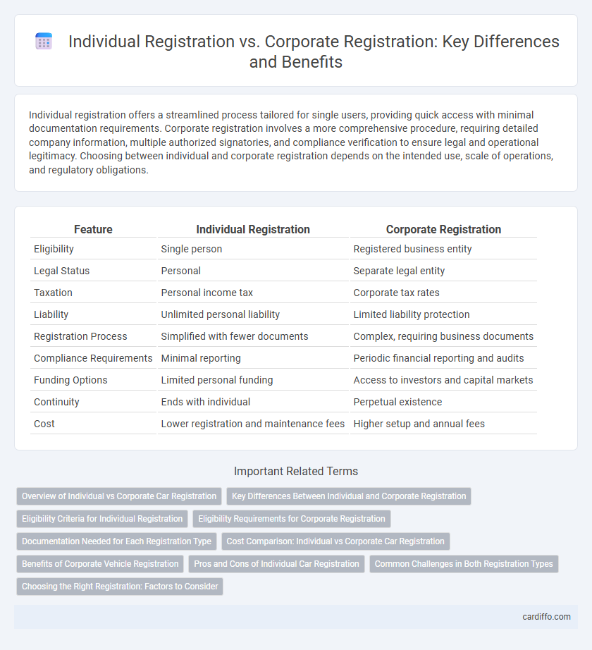 Individual Registration vs. Corporate Registration: Key Differences and Benefits