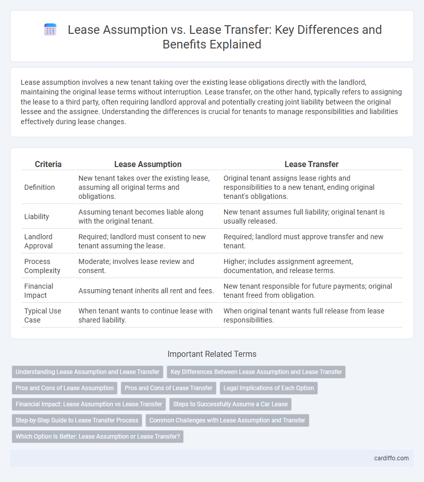Lease Assumption vs. Lease Transfer: Key Differences and Benefits Explained